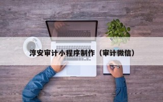 安丘淳安审计小程序制作（审计微信）